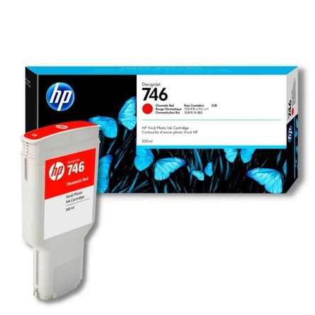 Tinta HP P2V81A 746 300ML Chromatic Red Original Tinta HP P2V81A 746 300ML Chromatic Red Original