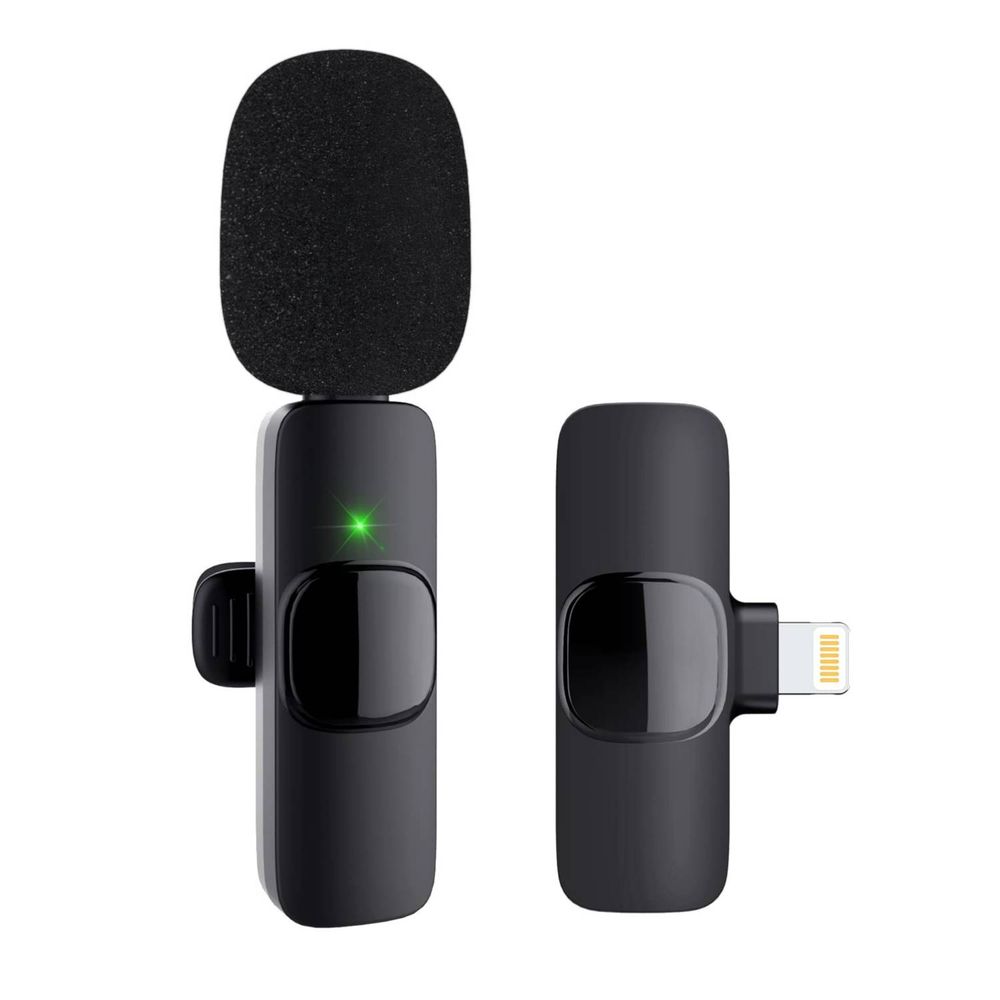 Micrófono Inalámbrico Solapero Compatible con iPHONE para Celular Micrófono Inalámbrico Solapero Compatible con iPHONE para Celular