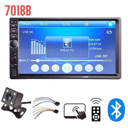 Autoradio 7pulg Stéreo Pantalla Táctil Bluetooth con Cámara Autoradio 7pulg Stéreo Pantalla Táctil Bluetooth con Cámara