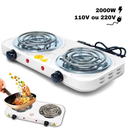 COCINA ELECTRICA 2HORNILLAS BLANCO COCINA ELECTRICA 2HORNILLAS BLANCO