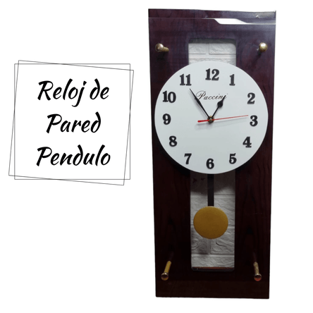 Reloj para Pared Pendulo Grande
