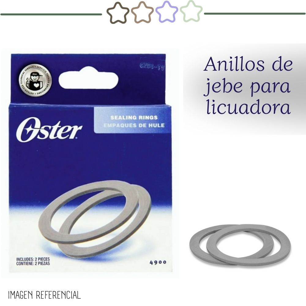 ANILLOS DE JEBE PARA LICUADORA OSTER