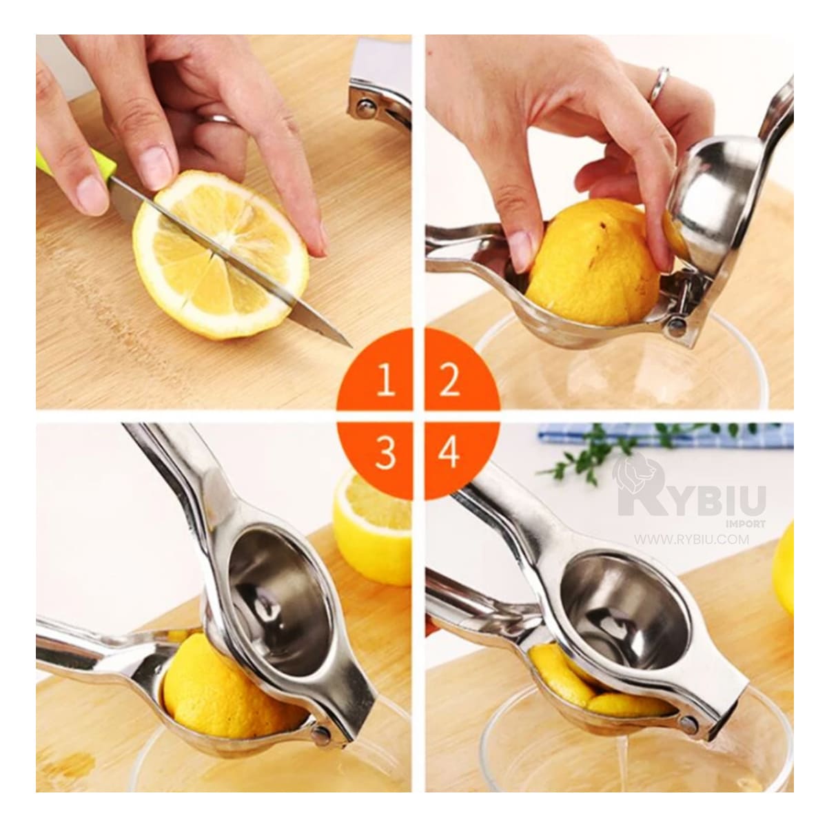 Exprimidor Versatil en Plateado Y+Agendita