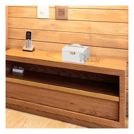 Joyero Compacto de 3 Niveles de Blanco Y+Papel de Regalo