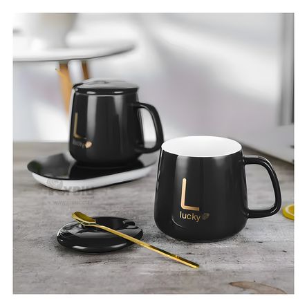 Set Moderno e Ideal en Caja de Color Negro Y+Stickers