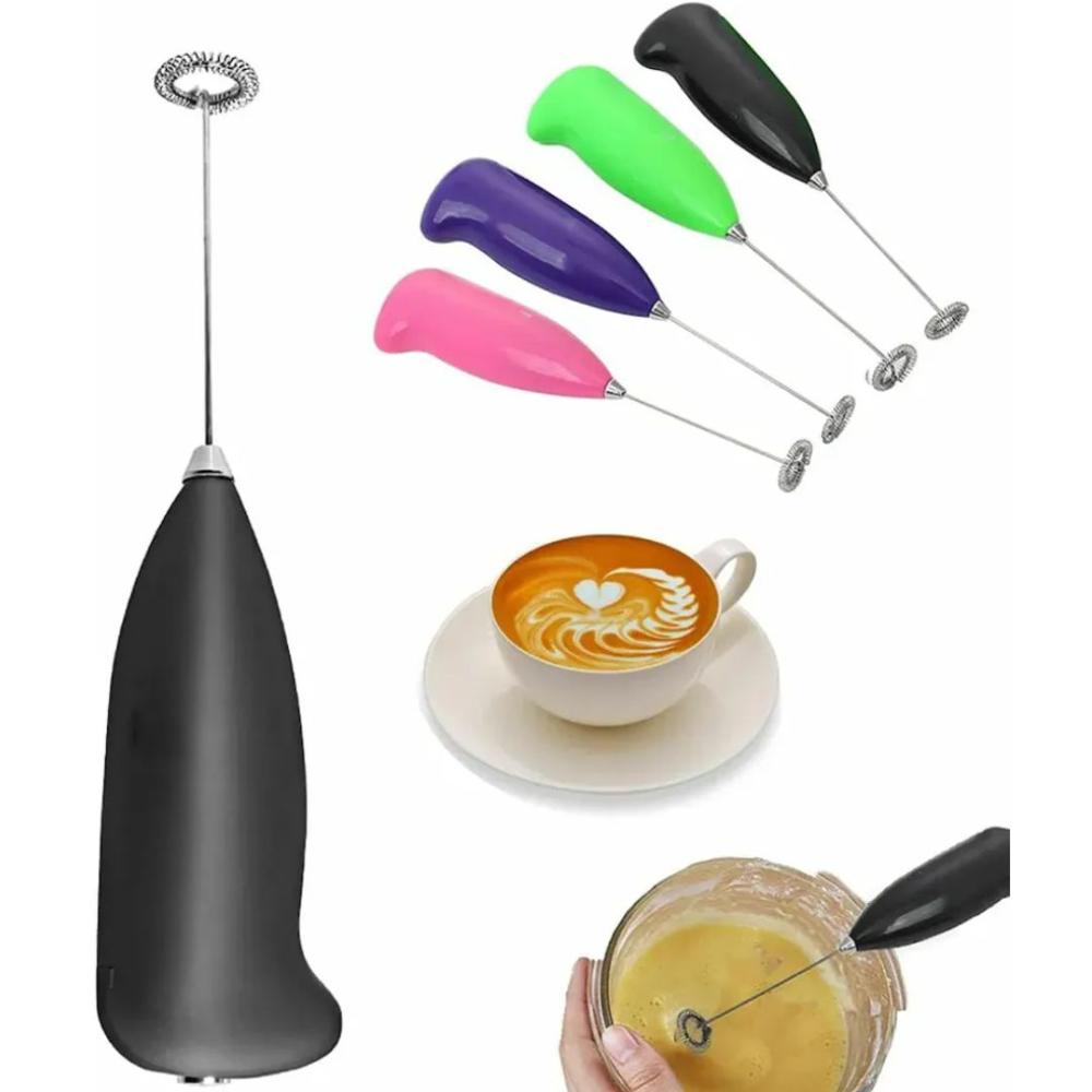 Pack 2 Batidora De Mano Portátil Acero Inoxidable