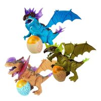 Juguete Dinosaurio Dragón Caminante con Luces Sonido y Huevo Interactivo - Aleatorio