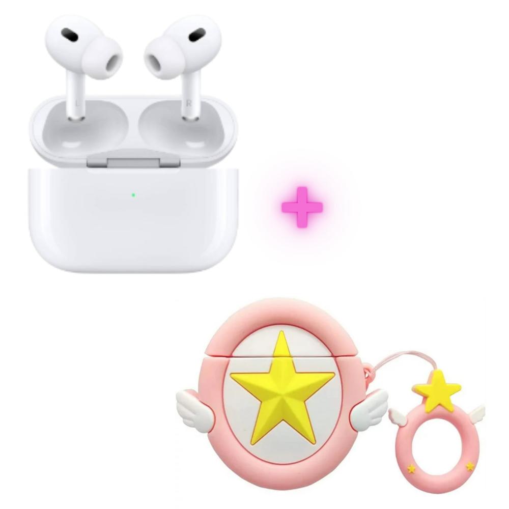 Audífonos Pods Pro 2 Premium y Funda De Silicona Sakura