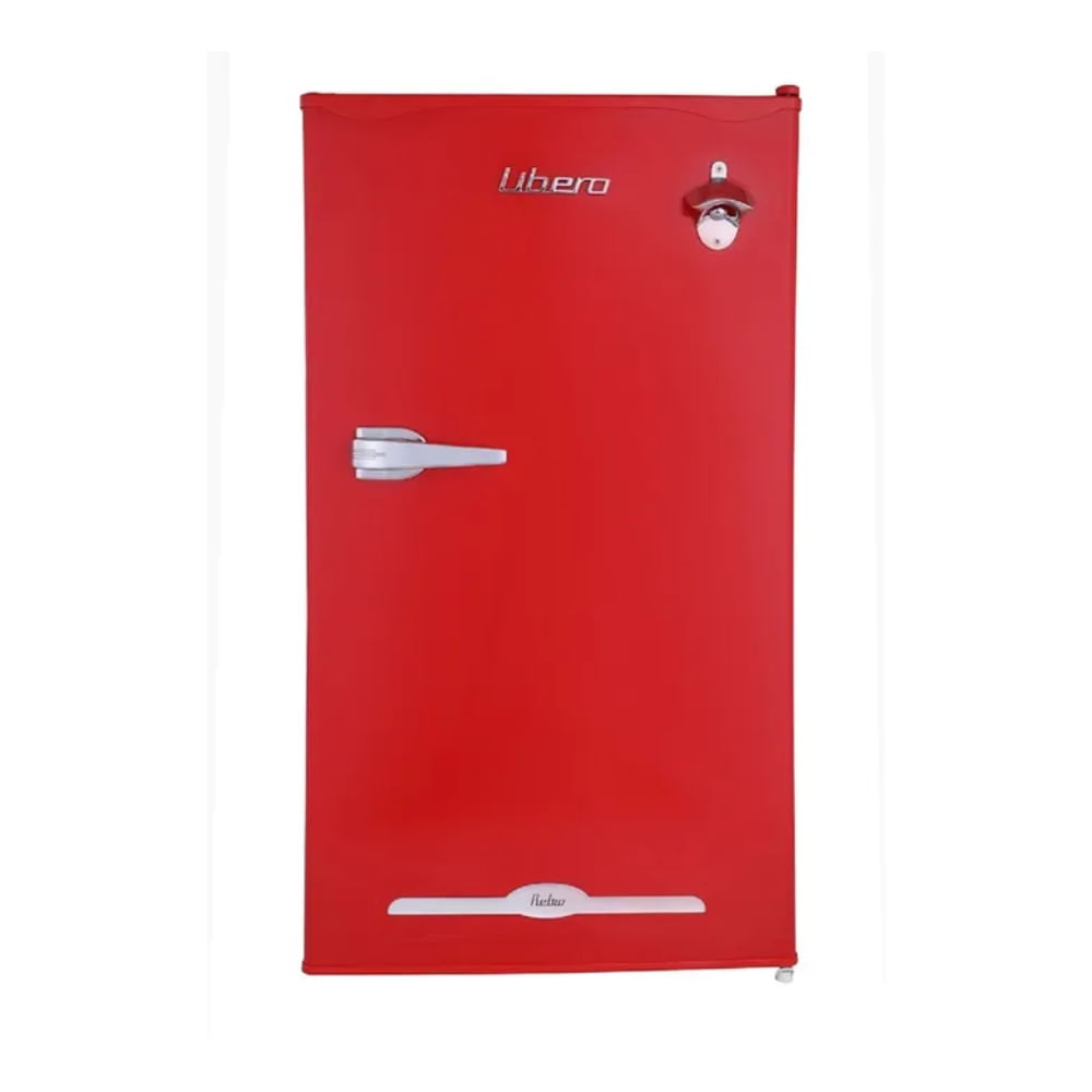 Frigobar Retro Libero Modelo LFB90R Retro Rojo de 90 L