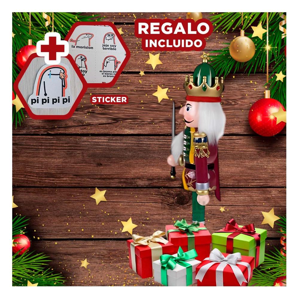 Cascanuez Colorido y Genial en Tono Guinda Y+Regalo Stickers Cascanuez Colorido y Genial en Tono Guinda Y+Regalo Stickers
