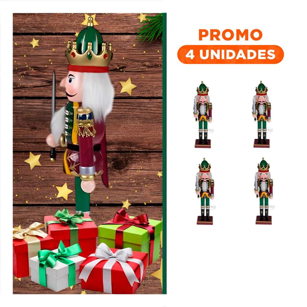 Pack4 Cascanuez Soldado para Decoracion fotografica en Guinda Pack4 Cascanuez Soldado para Decoracion fotografica en Guinda