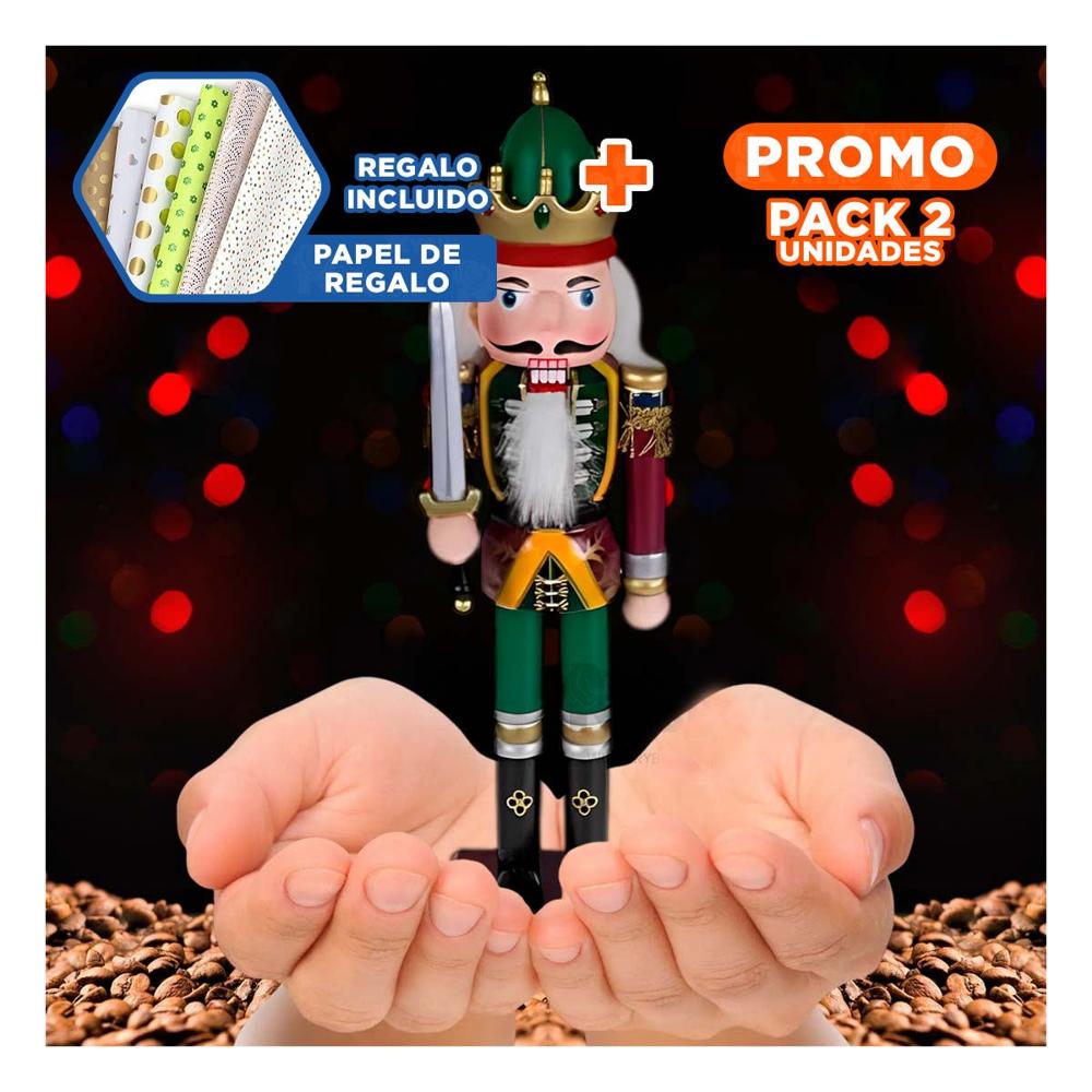 Pack2 Cascanuez Clasico Tono Guinda Y+Papel de Regalo Pack2 Cascanuez Clasico Tono Guinda Y+Papel de Regalo