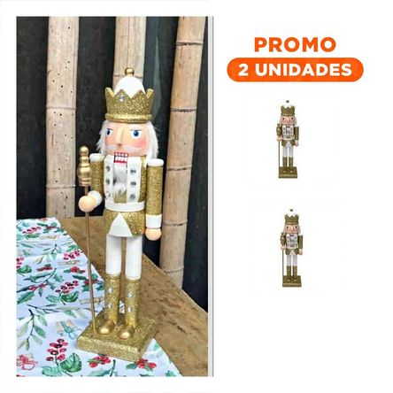 Pack2 Cascanuez Navideño Festivo y Tradicional en Multicolor Pack2 Cascanuez Navideño Festivo y Tradicional en Multicolor