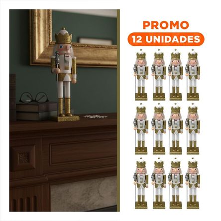 Pack12 Muñeco con Baston Grande para Casa en Multicolor