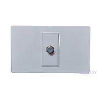 TOMA TV COAXIAL PLACA BLANCA Y DADO BLANCO SANDAY
