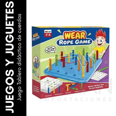 Juego Tablero didáctico de cuerdas