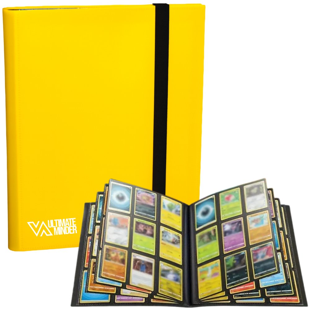 Album para Cartas Pokemon TCG y Magic para 360 cards Amarillo Binder Ultimate Album para Cartas Pokemon TCG y Magic para 360 cards Amarillo Binder Ultimate