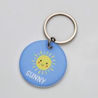 Placa de identificación perros gatos Verano Sol