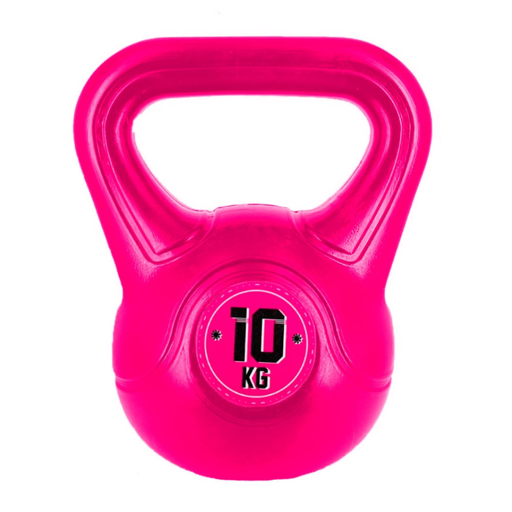 Pesa Rusa De 10 Kg Kettlebell Color Fucsia