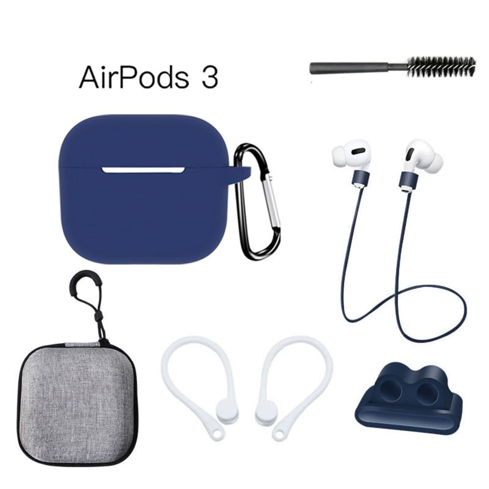 Case Estuche Funda para Apple AirPods 3 3era Tercera Generación Case Estuche Funda para Apple AirPods 3 - AZUL Case Estuche Funda para Apple AirPods 3 3era Tercera Generación Case Estuche Funda para Apple AirPods 3 - AZUL