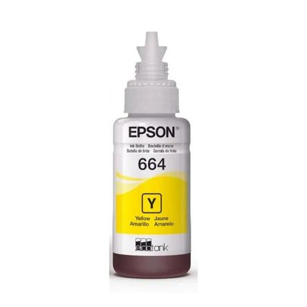 Tinta Epson 664 Yellow Botella 70ML Tinta Epson 664 Yellow Botella 70ML