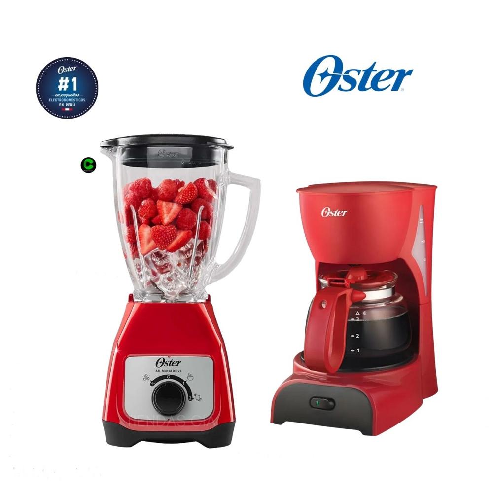 Combo Oster Licuadora BLSTKAGRRD 1.5 L y Cafetera 4Tazas Combo Oster Licuadora BLSTKAGRRD 1.5 L y Cafetera 4Tazas