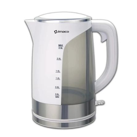 Hervidor plastico 2.5L blanco Imaco KE2500 Hervidor plastico 2.5L blanco Imaco KE2500