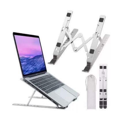 Soporte para Laptop de Aluminio Plegable - Portatil Multifuncion Soporte para Laptop de Aluminio Plegable - Portatil Multifuncion