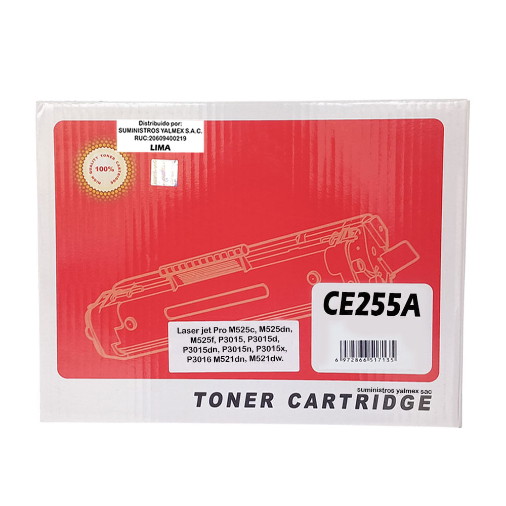 Toner Compatible 55A para HP CE255A Negro