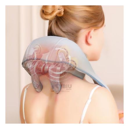 Masajeador para Relajar el Cuello en Gris Y+Papel de Regalo Masajeador para Relajar el Cuello en Gris Y+Papel de Regalo