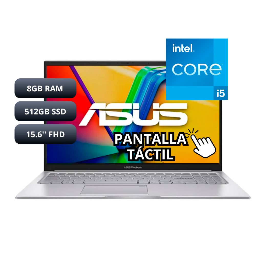 Laptop Asus F515EA-WH52 Intel Core i5 8GB 512GB 15.6"" Touchscreen W11