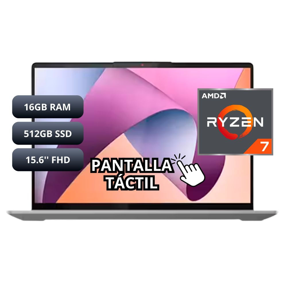 Laptop Lenovo Flex R7 16"" Táctil 16GB 512GB W11