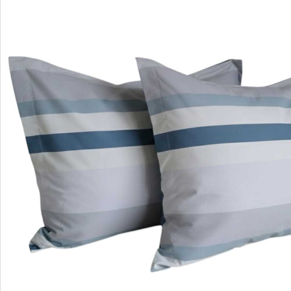 SET X 2 FUNDAS DE ALMOHADA DECORATIVA ALGODON 180 HILOS 70 X 50 CM LISBOA FREE HOME