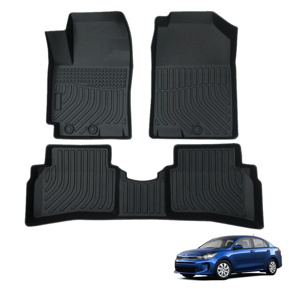 PROTECTOR CUBRE PISO 5D TPE KIA RIO 2018-2023