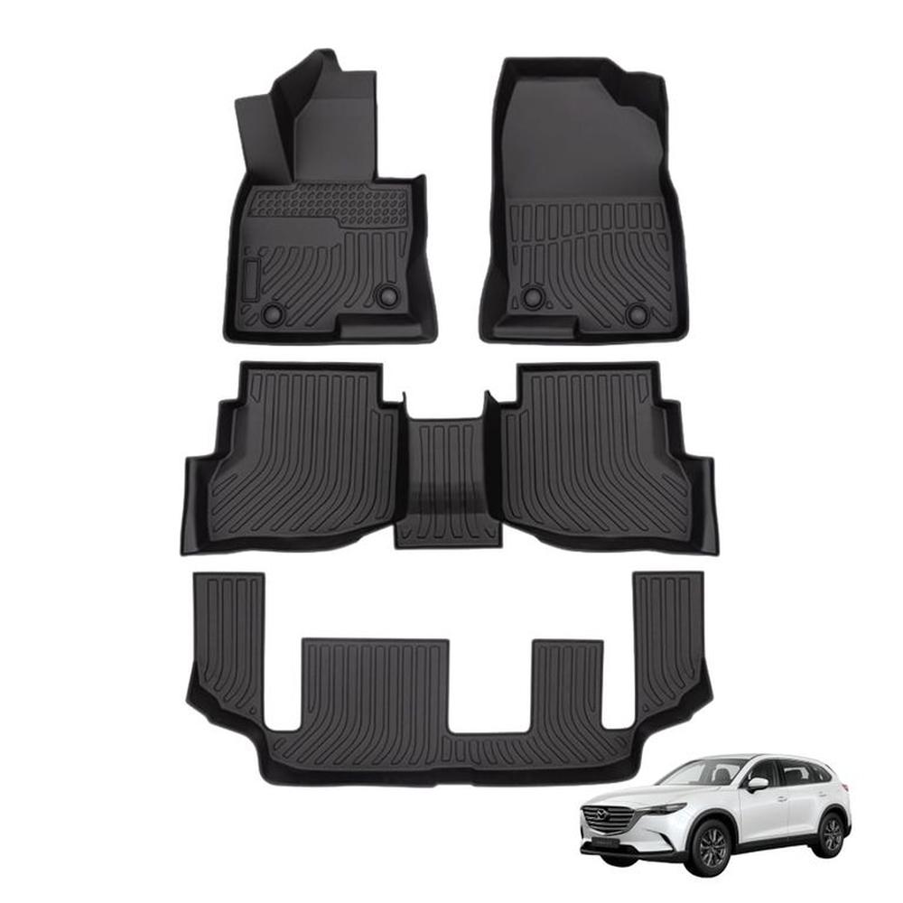 PROTECTOR CUBRE PISO 5D TPE MAZDA CX9 2016-2022 3 FILAS
