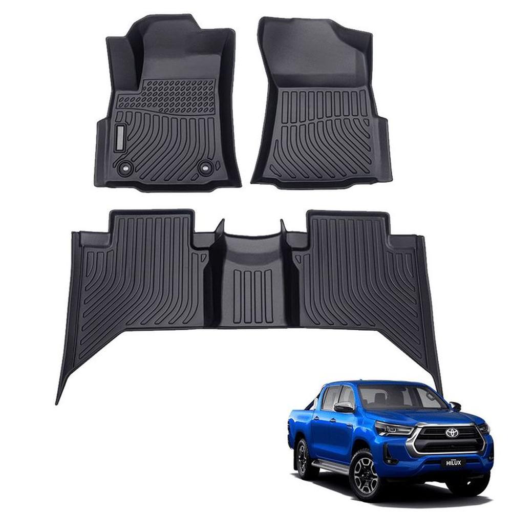 PROTECTOR CUBRE PISO 5D TPE TOYOTA HILUX REVO 2015-2024