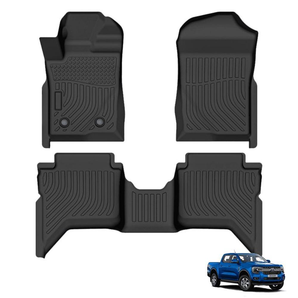 PROTECTOR CUBRE PISO 5D TPE FORD RANGER 2023 EN ADELANTE