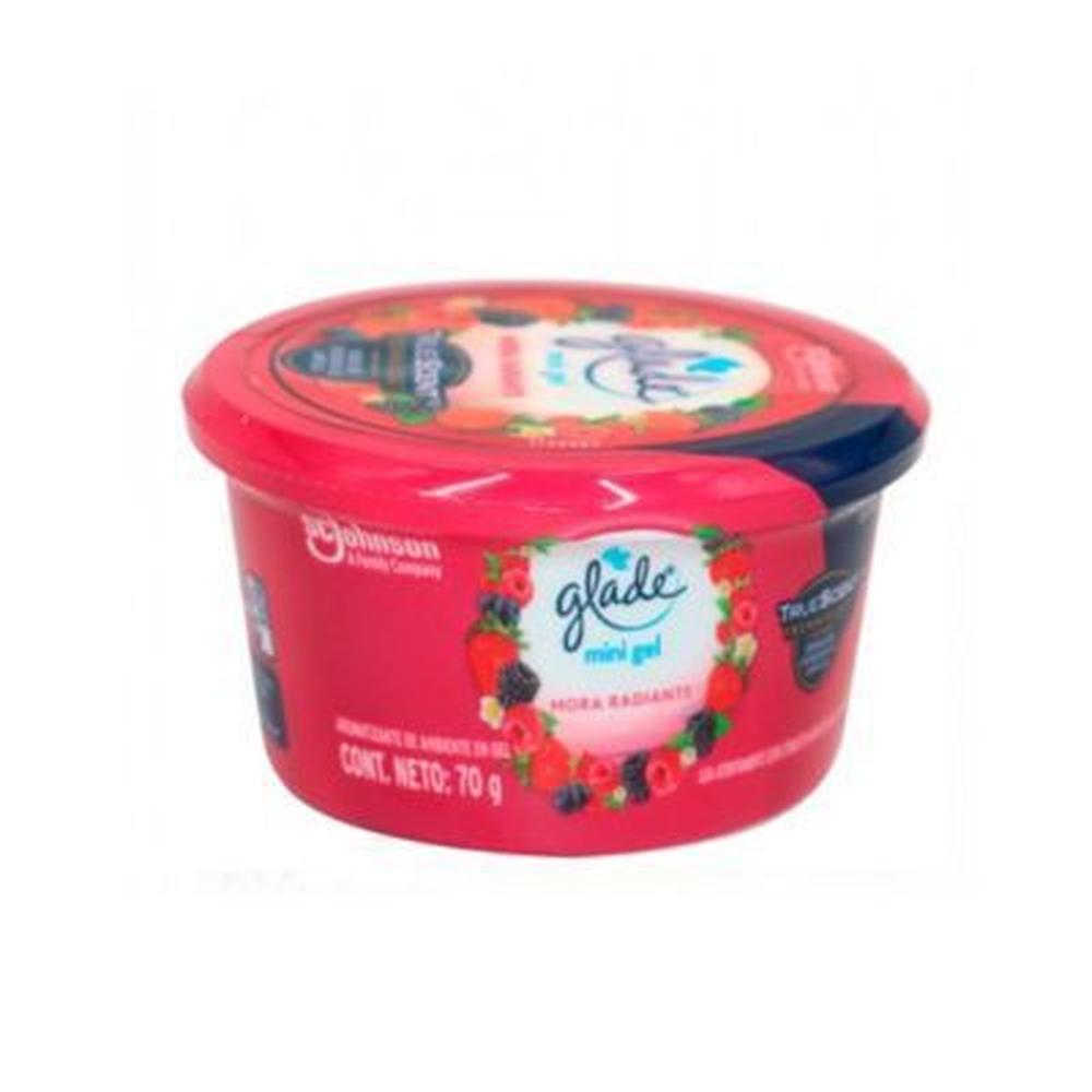 AMBIENTADOR GEL MORA RADIANTE 70 GR GLADE