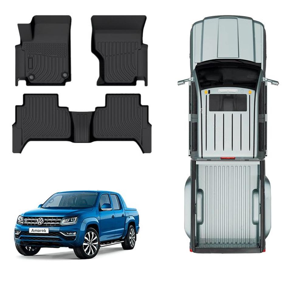 PROTECTOR CUBRE PISO 5D TPE VOLKSWAGEN AMAROK 2011-2023