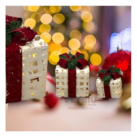 Caja con Lazo Moderno de Regalo en Blanco Y+Ligas de Regalo Caja con Lazo Moderno de Regalo en Blanco Y+Ligas de Regalo