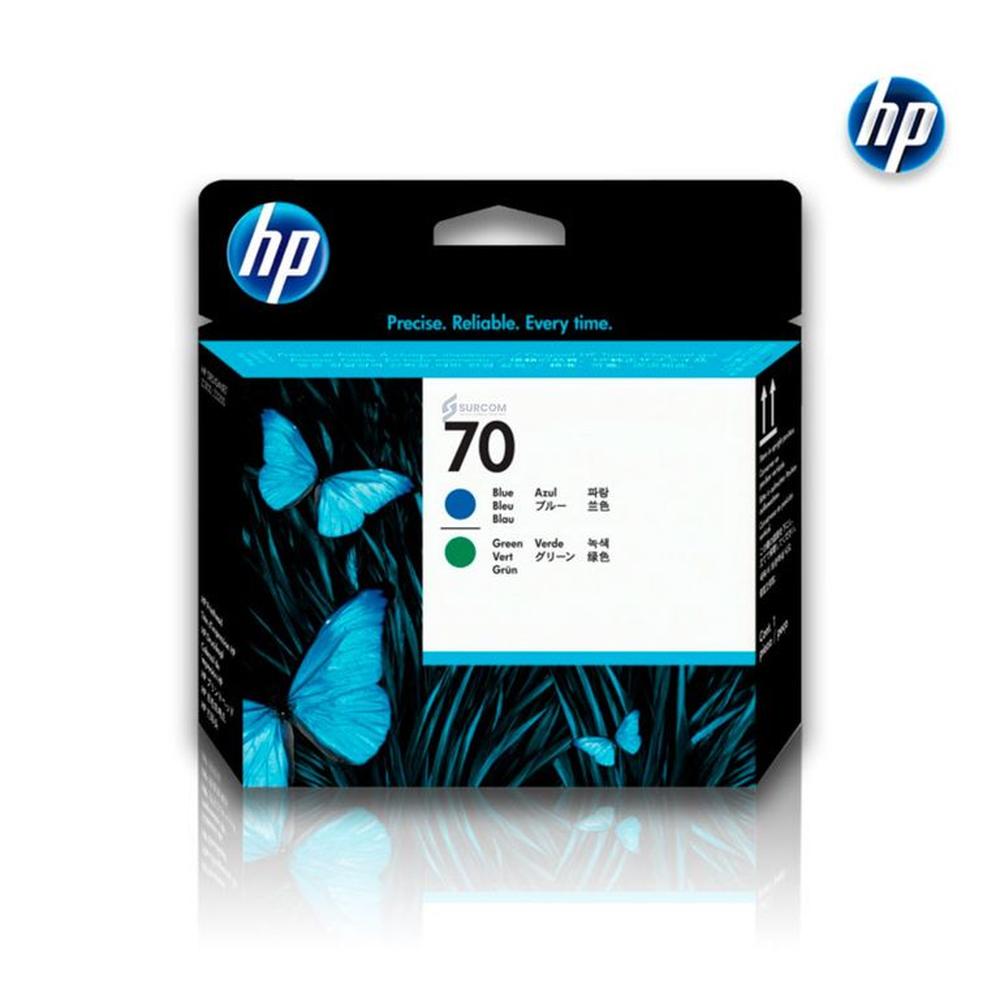 Cabezal HP 70 (C9408A) Blue & Green - DesignJet Z2100