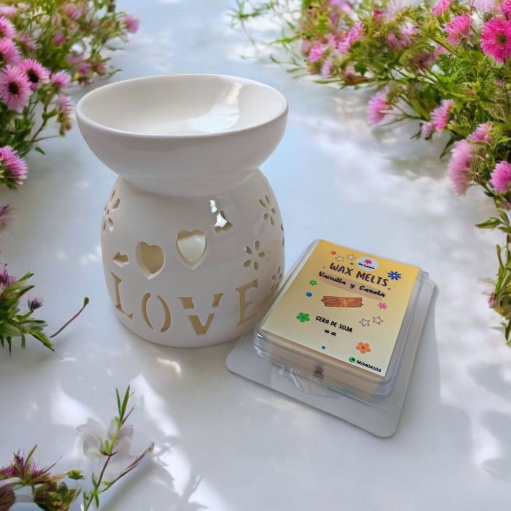 PACK WAX MELTS PERFUMADA MAS HORNO QUEMADOR LOVE GRANDE BLANCO 3 PACK WAX MELTS PERFUMADA MAS HORNO QUEMADOR LOVE GRANDE BLANCO 3
