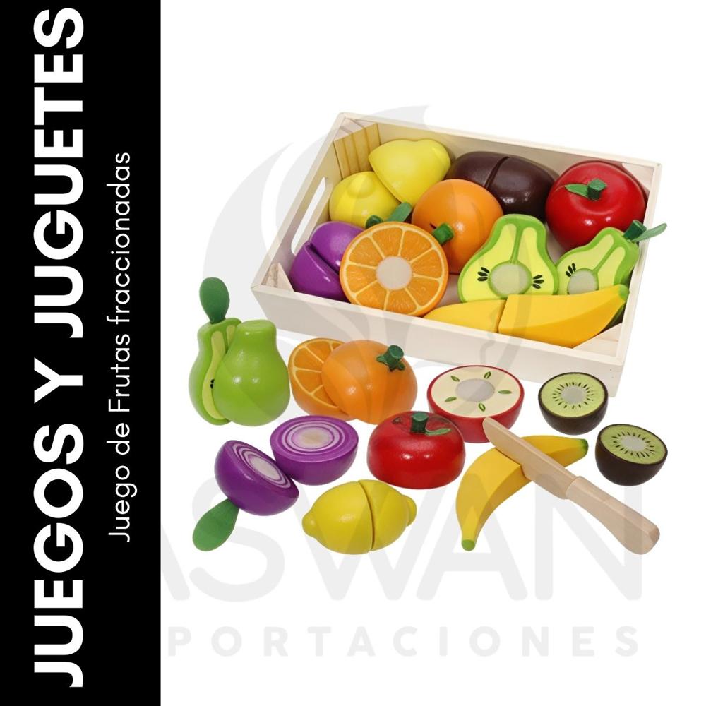 Juego de Frutas fraccionadas