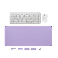 COMBO LOGITECH K250 MOUSE M240 BLANCO PAD MOUSE LILA