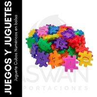 Juguete Cubos Numéricos en bolsa