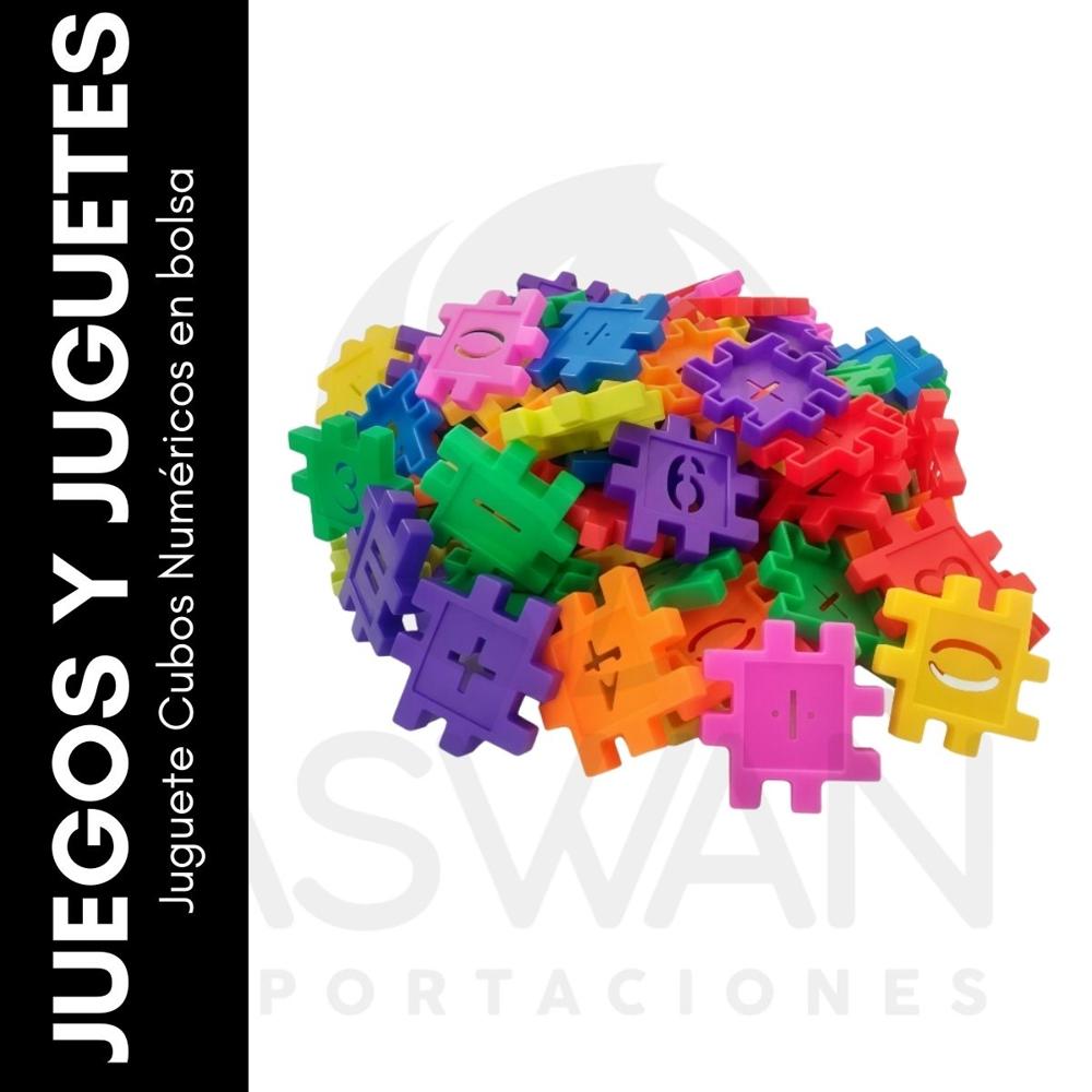 Juguete Cubos Numéricos en bolsa