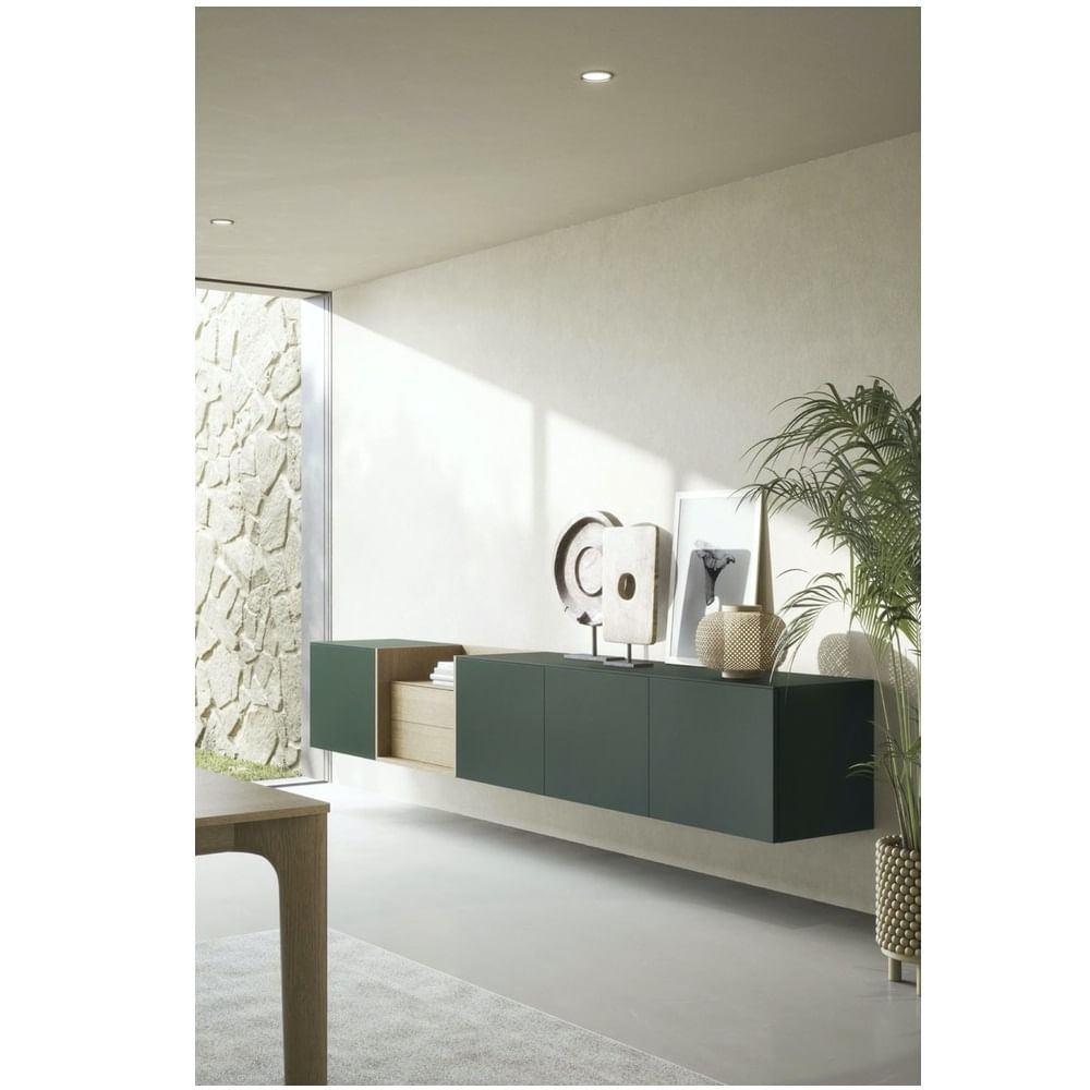 Mesa de TV Carolina Color Negro/Duna TU MESITA