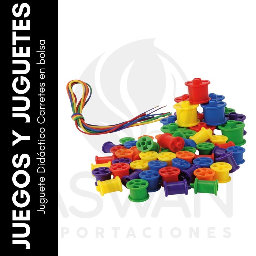 Juguete Didáctico Carretes en bolsa