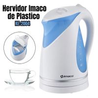 Hervidor Eléctrico Imaco 1.7 litros Blanco - KE2004