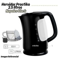 Hervidor Eléctrico Practika 2.5 litros - Napoles Black